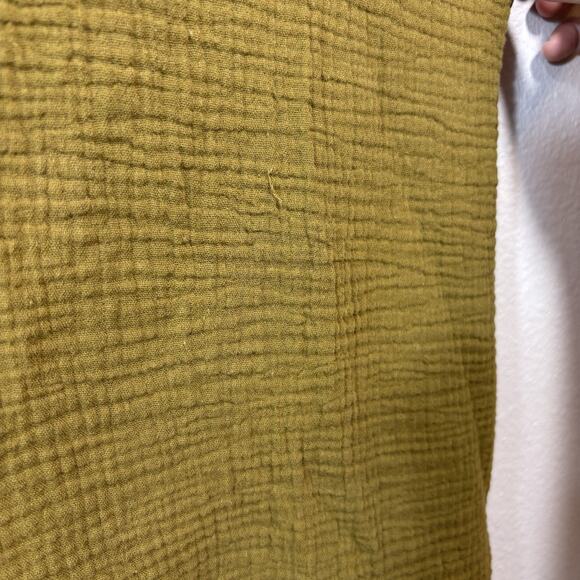 Grade and Gather Sz L Two Tone Maxi Dress Charcoal/Golden Rod Fall Lagenlook - Picture 9 of 13